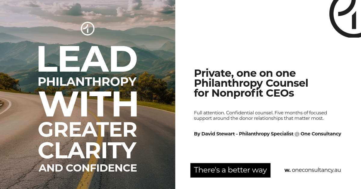 Lead Philanthropy with greater clarity and confidence